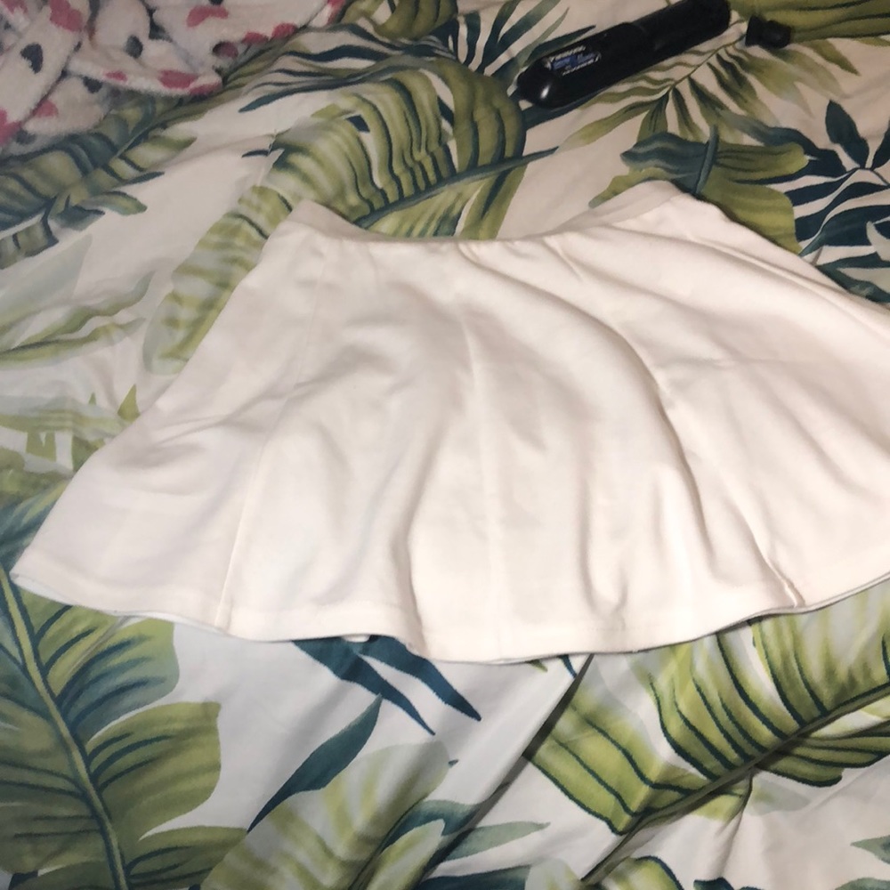 White skirt